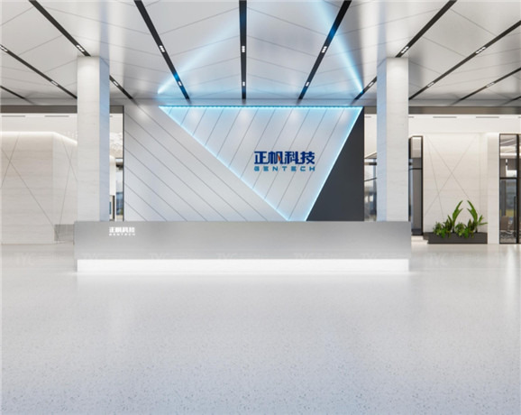 正帆科技办公楼设计装修案例